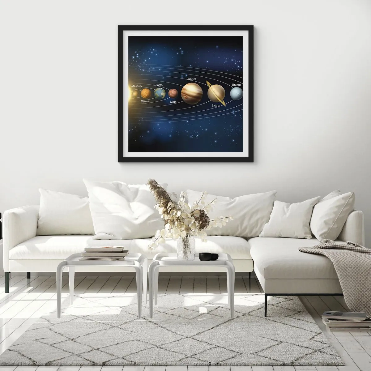 Plakát v černém rámu - Jedna z deseti - 50x50 cm