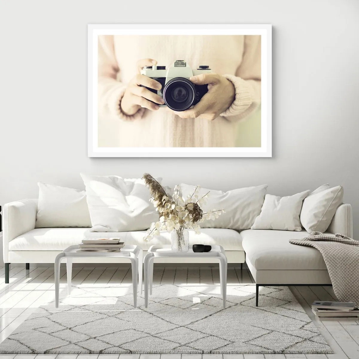 Plakát v bílém rámu - Pro více informací… - 40x30 cm