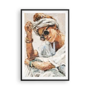 Plakát v černém rámu - Portrét v plném slunci - 61x91 cm