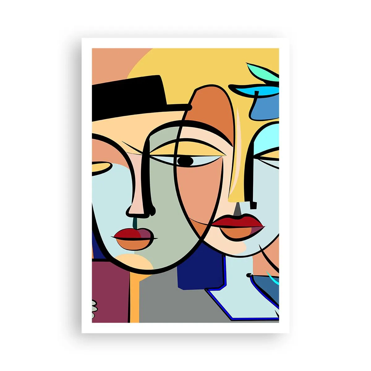 Plakát - Picassovo randez vous - 70x100 cm