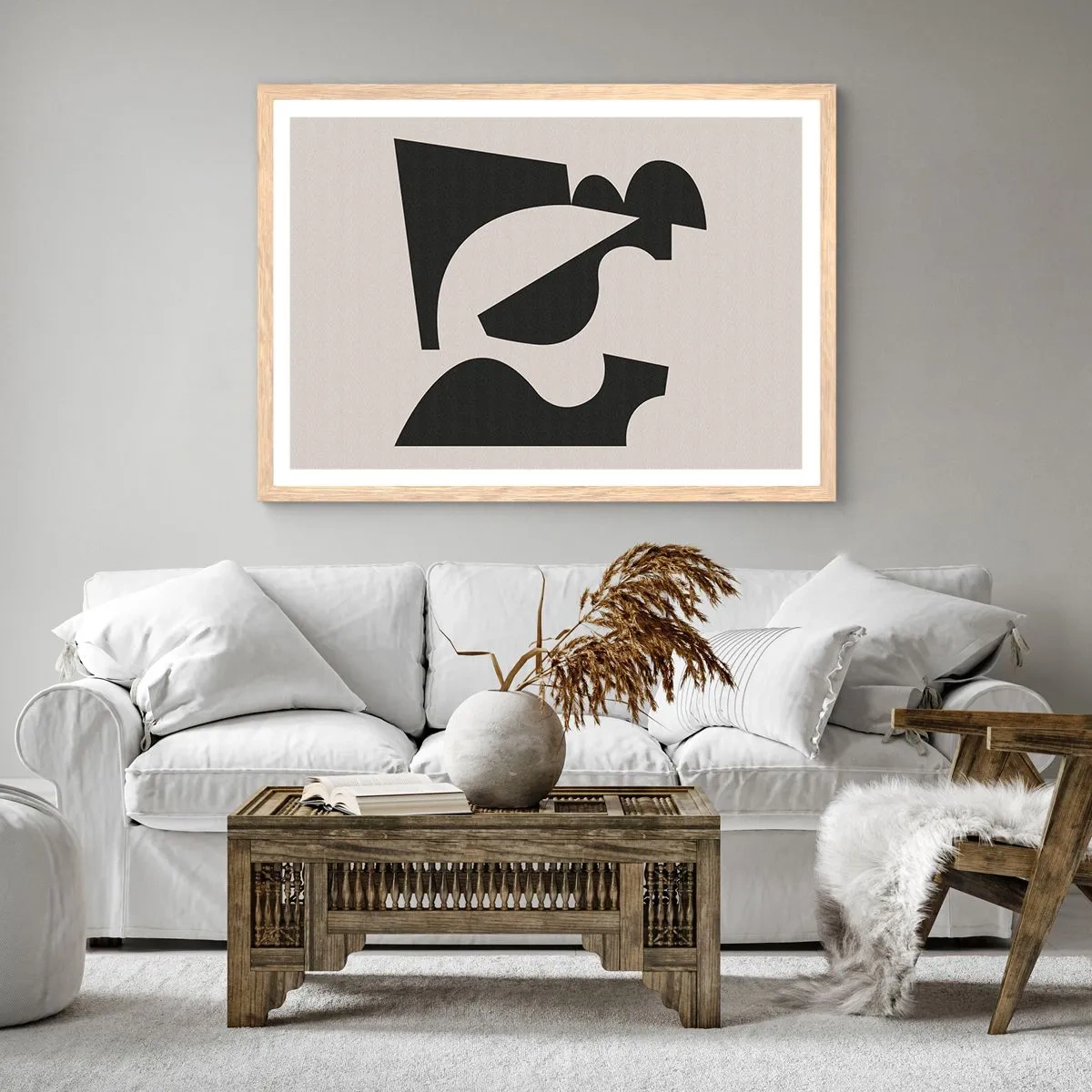 Plakát v rámu světlý dub - K samostatnému ukládání - 91x61 cm