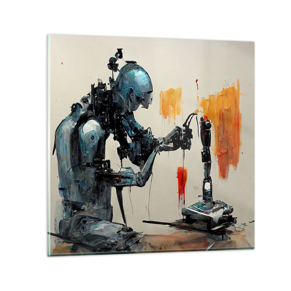 Obraz na skle - Už zítra… - 30x30 cm