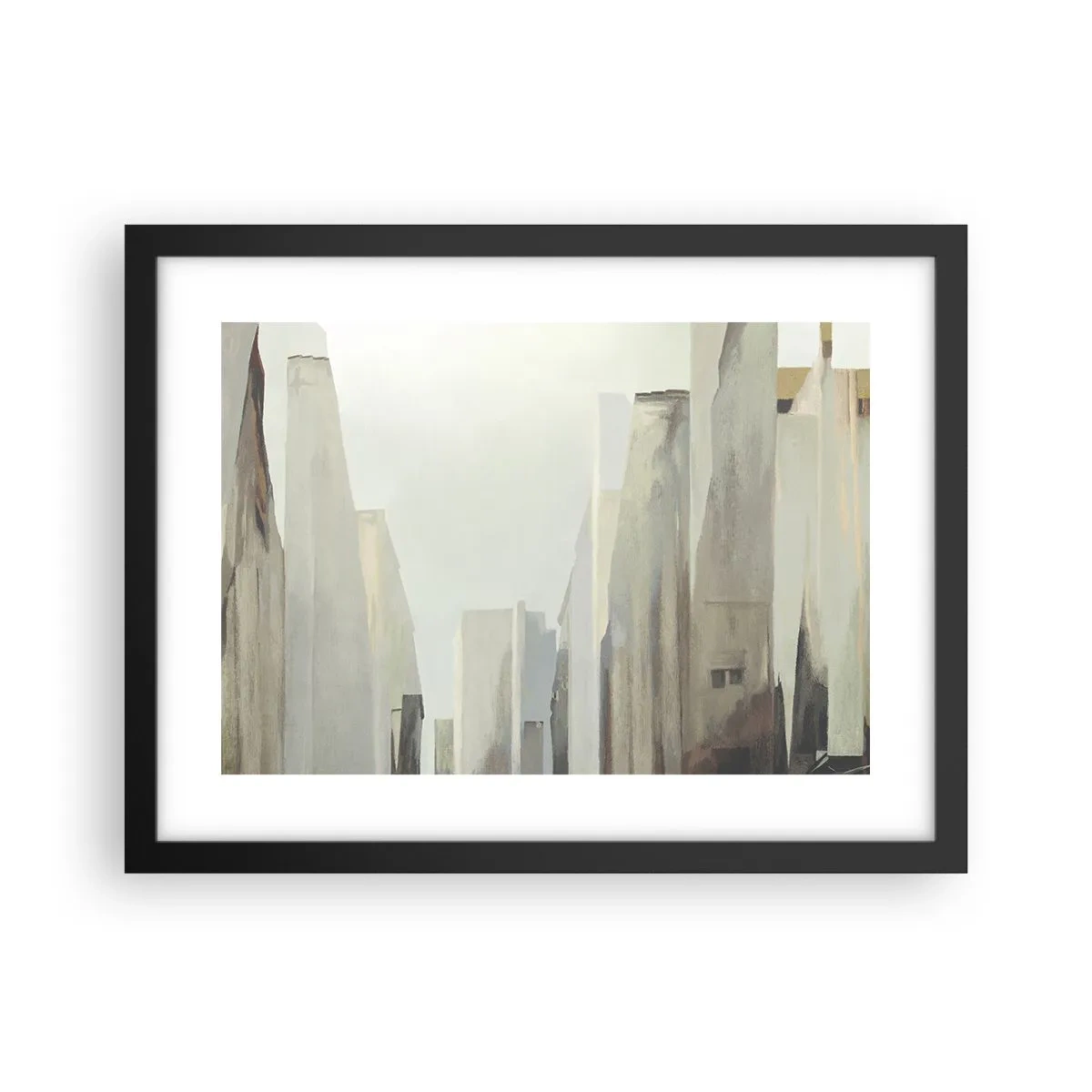 Plakát v černém rámu - Sen o městě - 40x30 cm