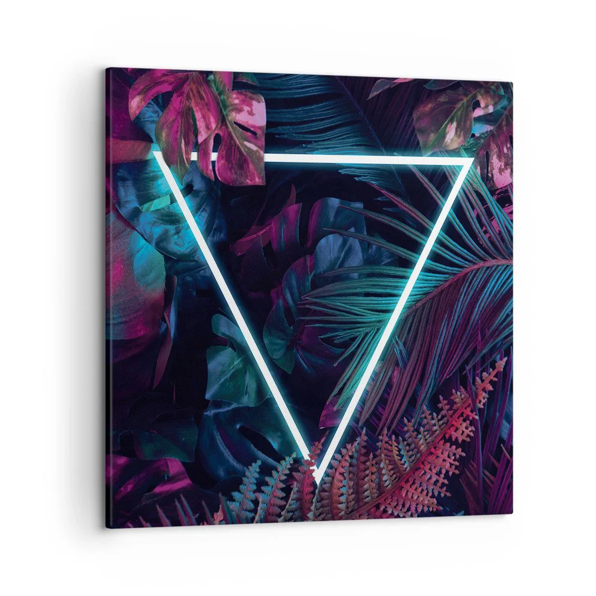 Obraz na plátně - Zahrada v disco stylu - 50x50 cm