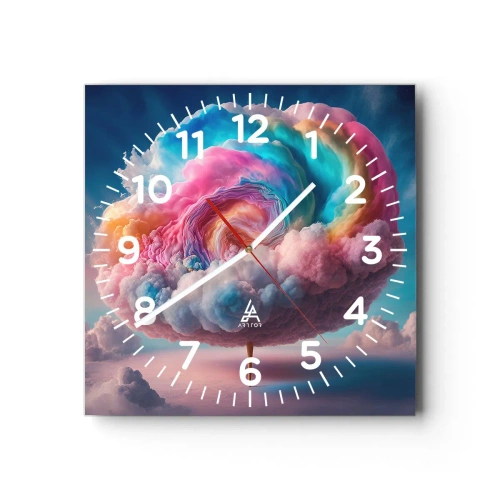 Nástěnné hodiny - Sen o zábavním parku - 30x30 cm