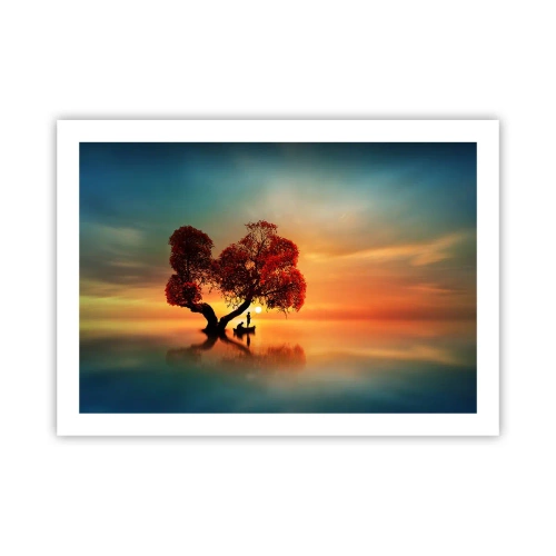 Plakát - Voda a ticho vesmíru - 70x50 cm