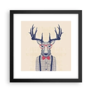 Plakát v černém rámu - Zábavná extravagance - 30x30 cm