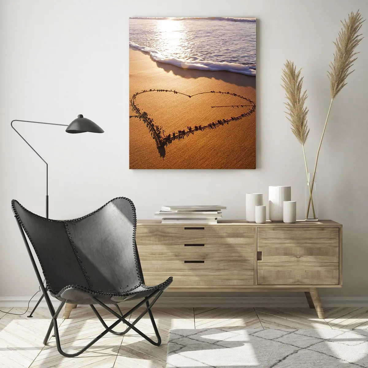 Obraz na skle - Prázdninové vyznání - 50x70 cm