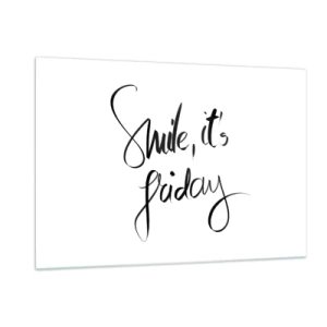 Obraz na skle - Opravdová radost - 120x80 cm