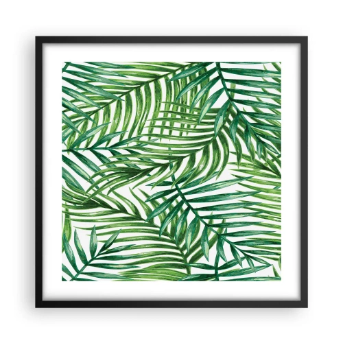 Plakát v černém rámu - Pod zeleným baldachýnem - 50x50 cm