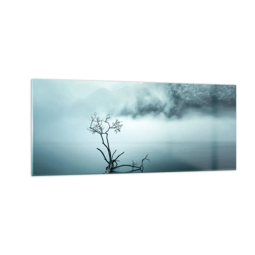 Obraz na skle - Z vody a mlhy - 100x40 cm