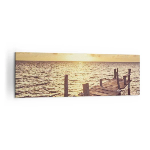 Obraz na plátně - Zlatá země laskavosti - 160x50 cm