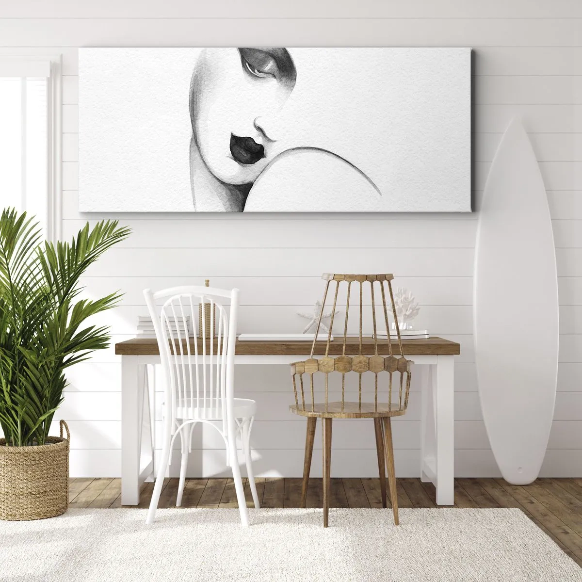 Obraz na plátně - Ve stylu Lempické - 100x40 cm