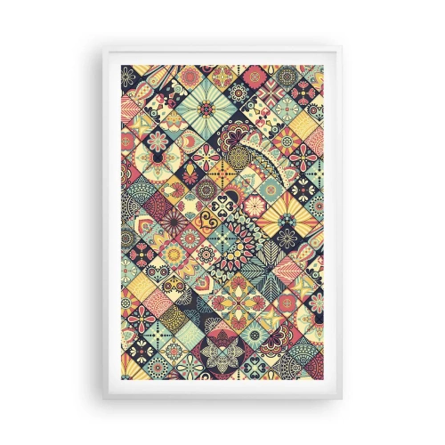Plakát v bílém rámu - Marokánská vize - 61x91 cm