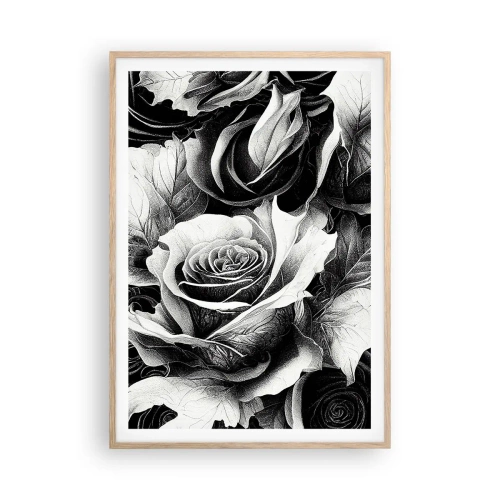 Plakát v rámu světlý dub - Vždy královnou - 70x100 cm