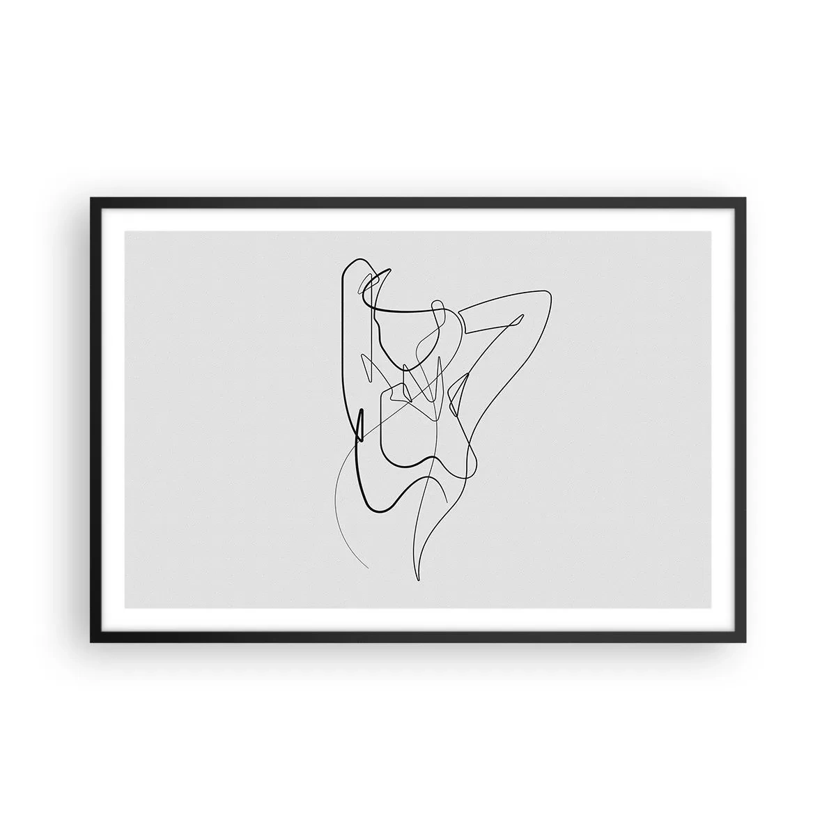 Plakát v černém rámu - Ty jsi záhada… - 91x61 cm