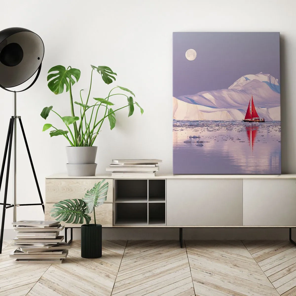 Obraz na plátně - Žár plachty, chlad ledu - 50x70 cm