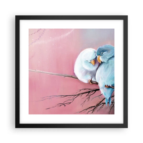 Plakát v černém rámu - Co k tomu dodat?… - 40x40 cm