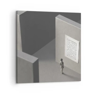 Obraz na plátně - Kde to ale jsem? - 60x60 cm