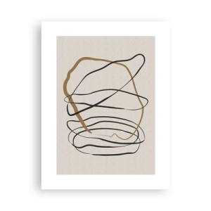 Plakát - Kompozice – tanec ve smyčce - 30x40 cm