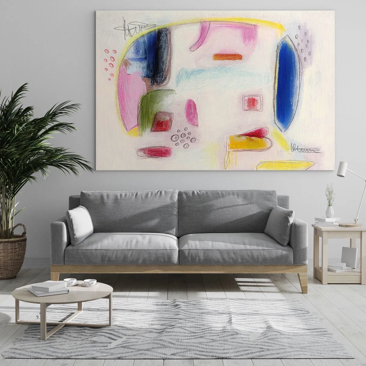 Obraz na skle - Více konvexní než konkávní nebo ploché - 100x70 cm