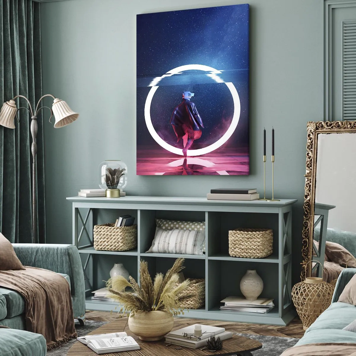 Obraz na plátně - Mezi světy - 55x100 cm