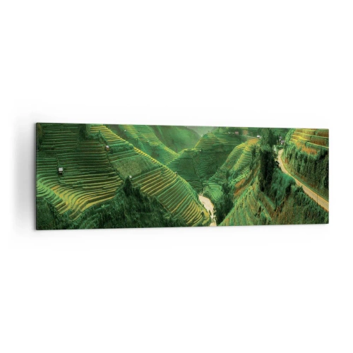 Obraz na plátně - Vietnamské údolí - 160x50 cm