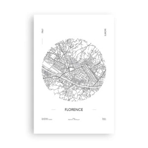 Plakát - Anatomie Florencie - 61x91 cm