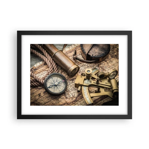 Plakát v černém rámu - Urči směr - 40x30 cm