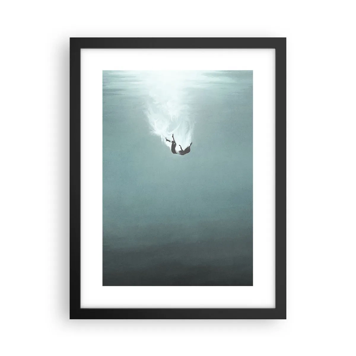 Plakát v černém rámu - V objetí oceánu - 30x40 cm