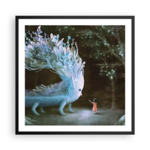 Plakát v černém rámu - Fantastické setkání - 60x60 cm