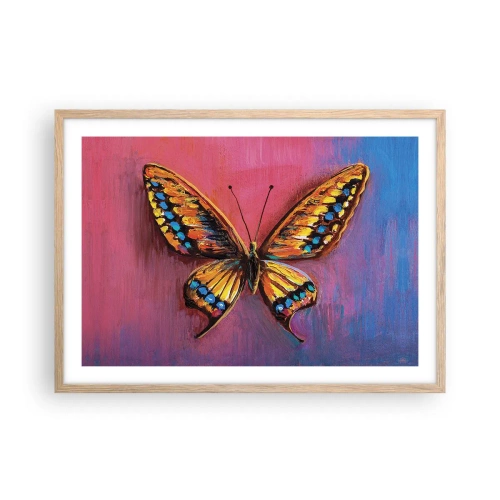 Plakát v rámu světlý dub - Klenot přírody - 70x50 cm