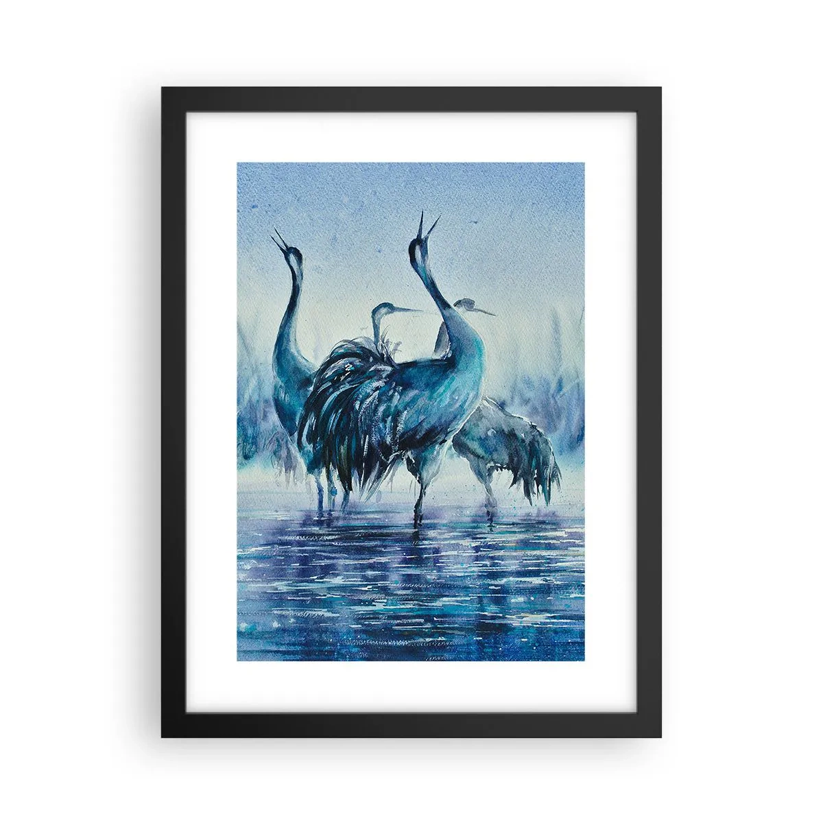 Plakát v černém rámu - Ranní setkání - 30x40 cm