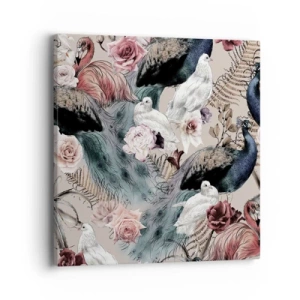 Obraz na plátně - V palácové zahradě - 40x40 cm