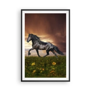 Plakát v černém rámu - Černý kníže - 61x91 cm