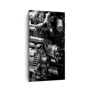 Obraz na plátně - Kovový, krásný, silný - 45x80 cm