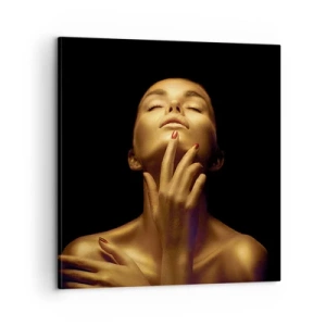 Obraz na plátně - Jako zlaté hedvábí - 60x60 cm