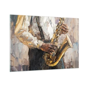 Obraz na skle - Čas na sólovou hru - 100x70 cm
