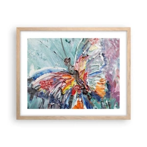 Plakát v rámu světlý dub - Namalovaný přírodou - 50x40 cm