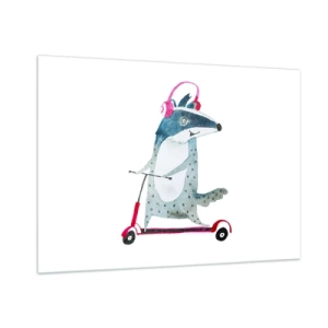 Obraz na skle - Jezevčí radosti - 100x70 cm