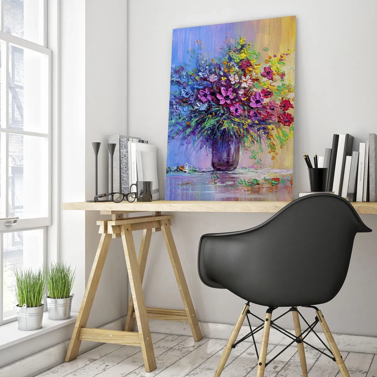 Obraz na skle - Dar letní louky - 50x70 cm