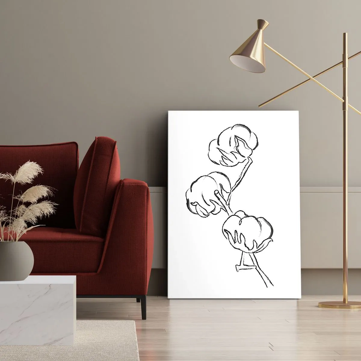 Obraz na plátně - Bavlněné chmýří - 50x70 cm
