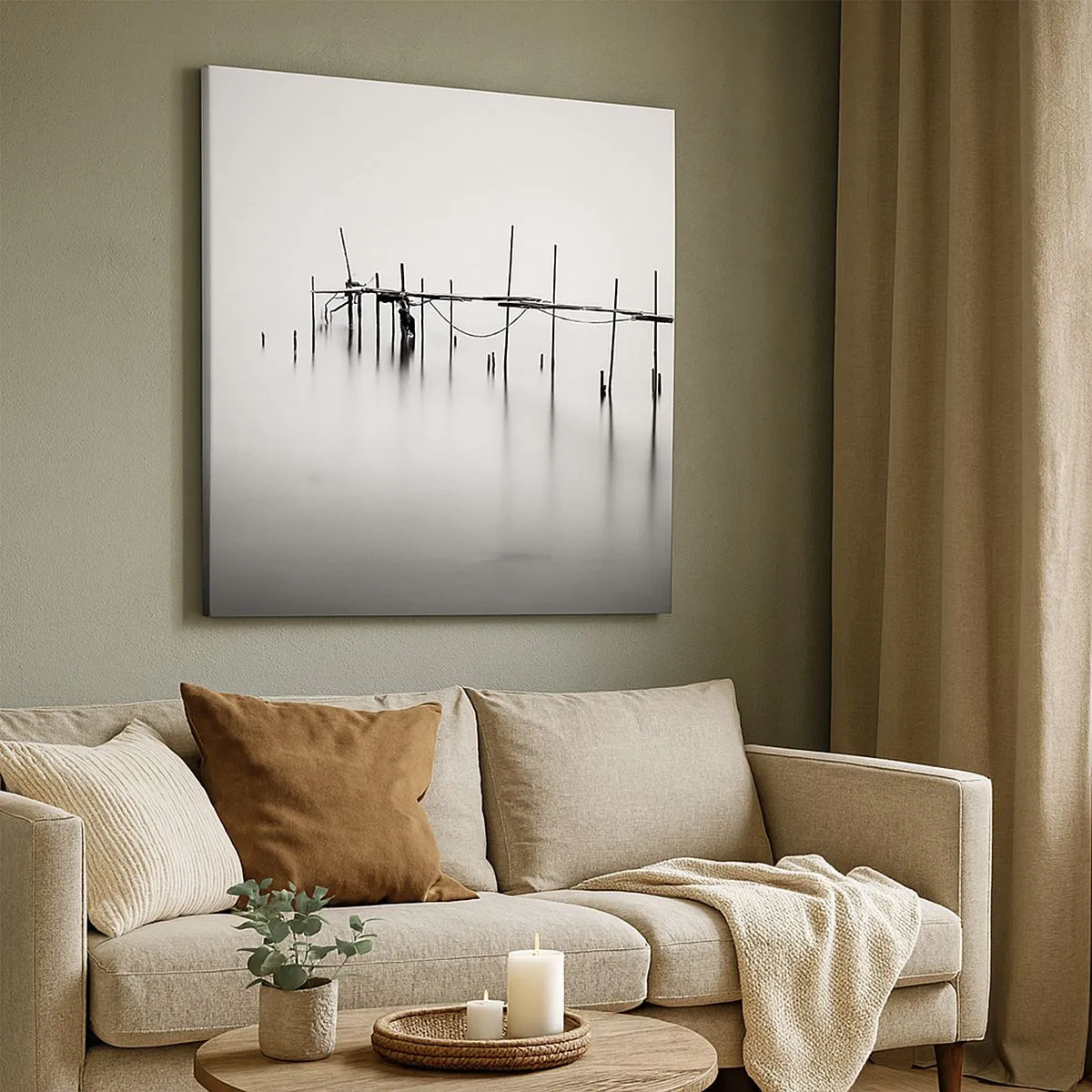 Obraz na plátně - A co když svět není? - 30x30 cm