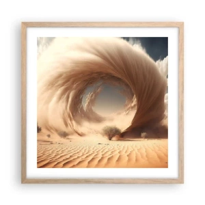 Plakát v rámu světlý dub - Otevřený portál - 50x50 cm