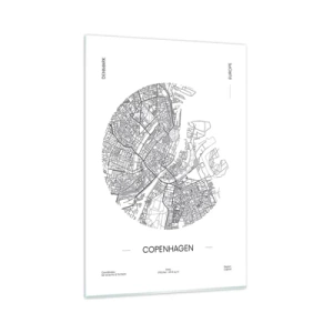 Obraz na skle - Anatomie Kodaně - 80x120 cm