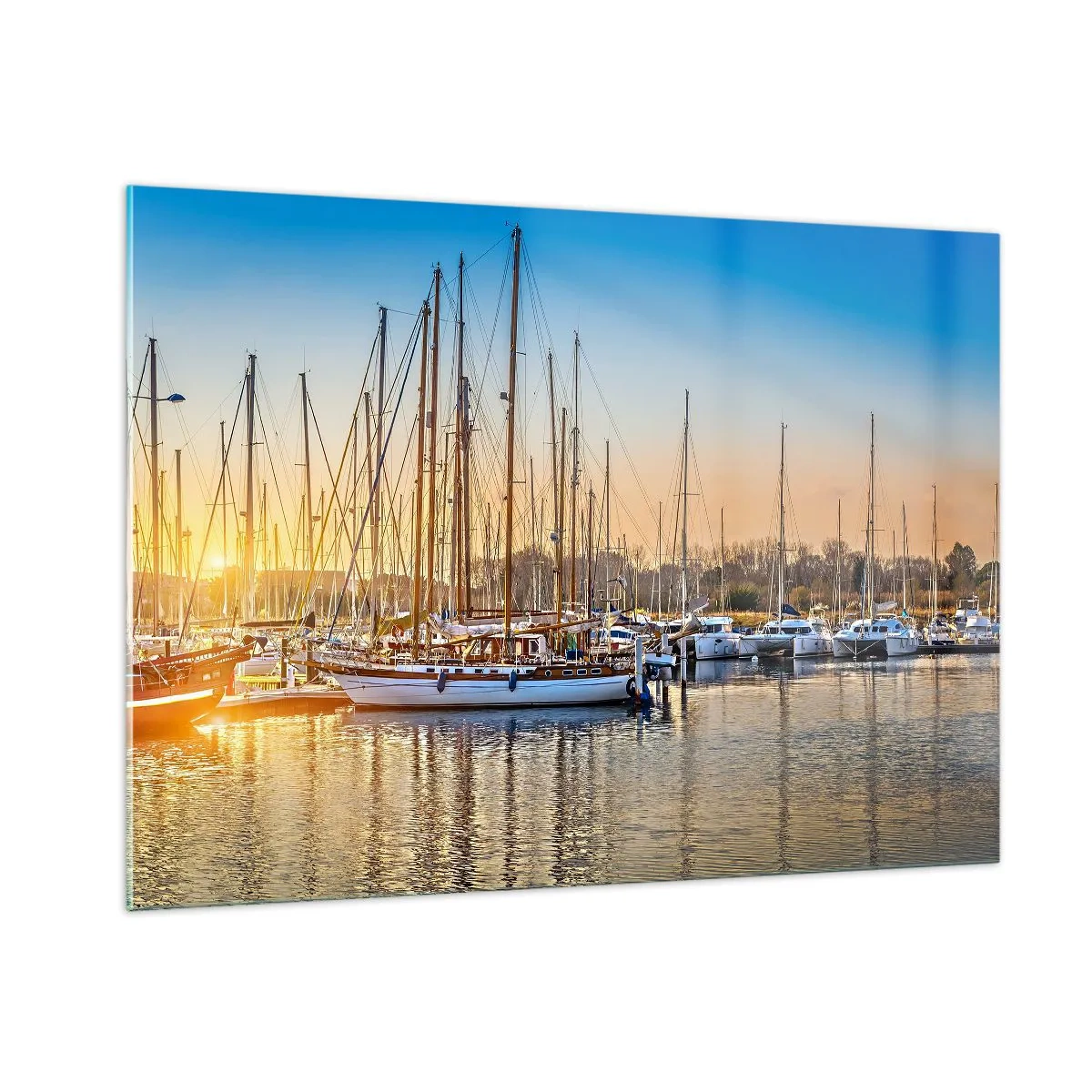 Obraz na skle - Vítr musí taky spát - 100x70 cm