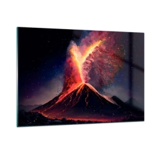 Obraz na skle - Krása a hrůza - 120x80 cm