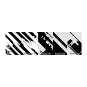 Vzor Fototapety Premium Sand - Intenzivní a dynamická kompozice - Vektor, Minimalismus, Moderní - 100x30 cm