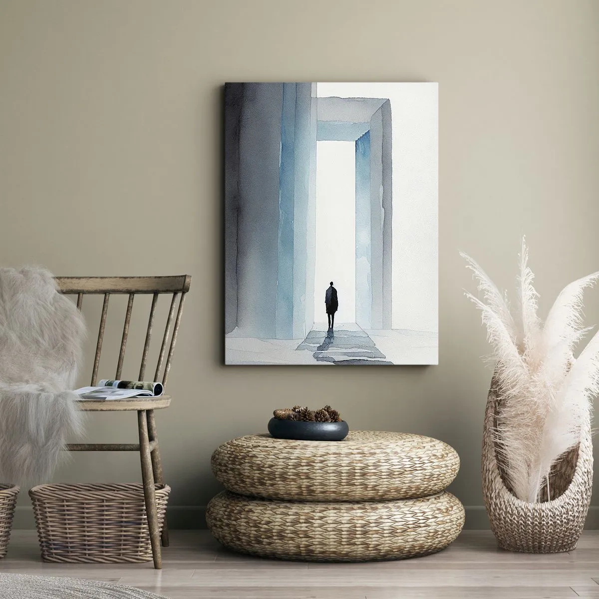 Obraz na plátně - Žij bez omezení - 45x80 cm