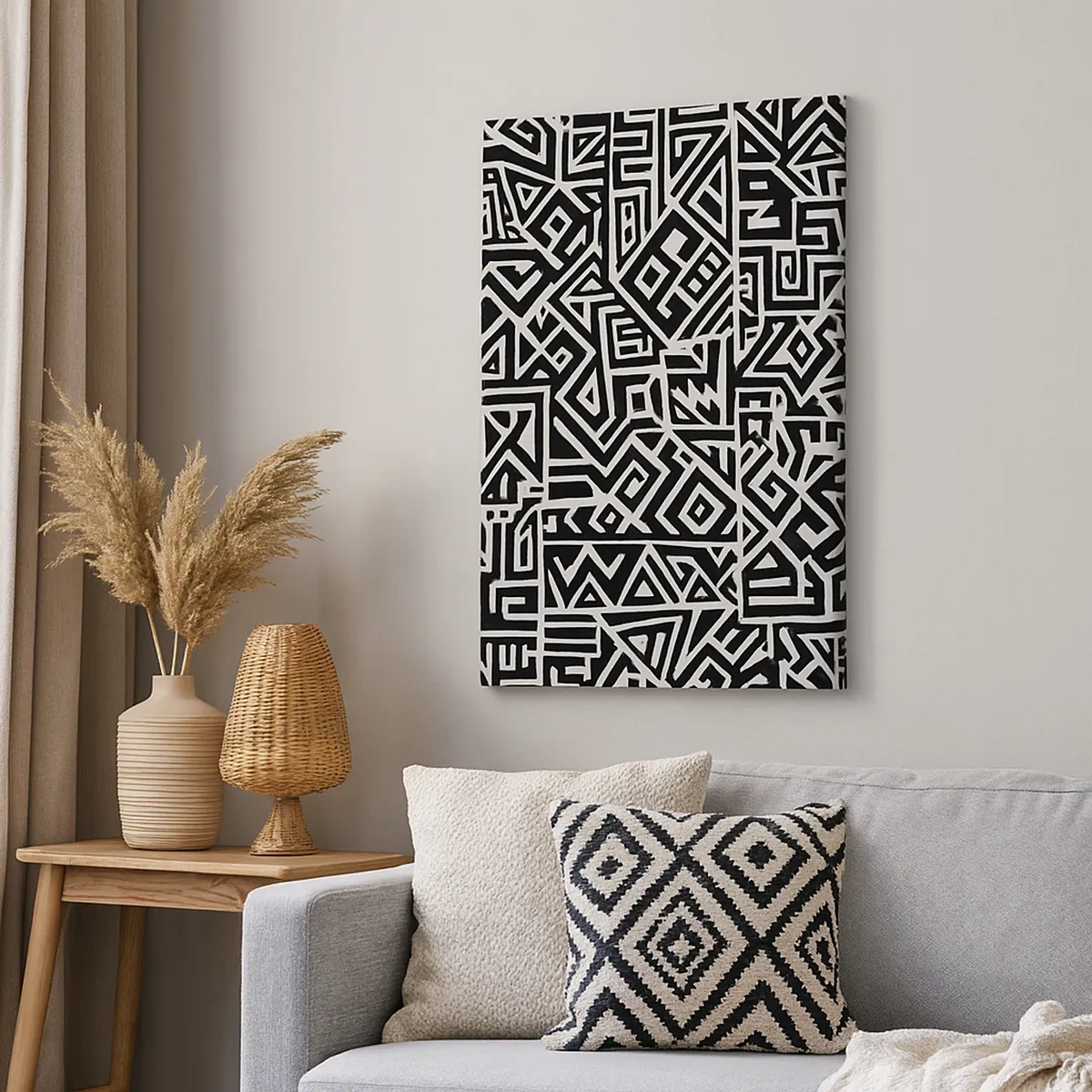 Obraz na plátně - Předkolumbovská kompozice - 50x70 cm